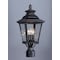 Maxim Lighting Knoxville 3-Light 9" Wide Bronze Outdoor Pole/Post Mount 1130CLBZ - alternate 2